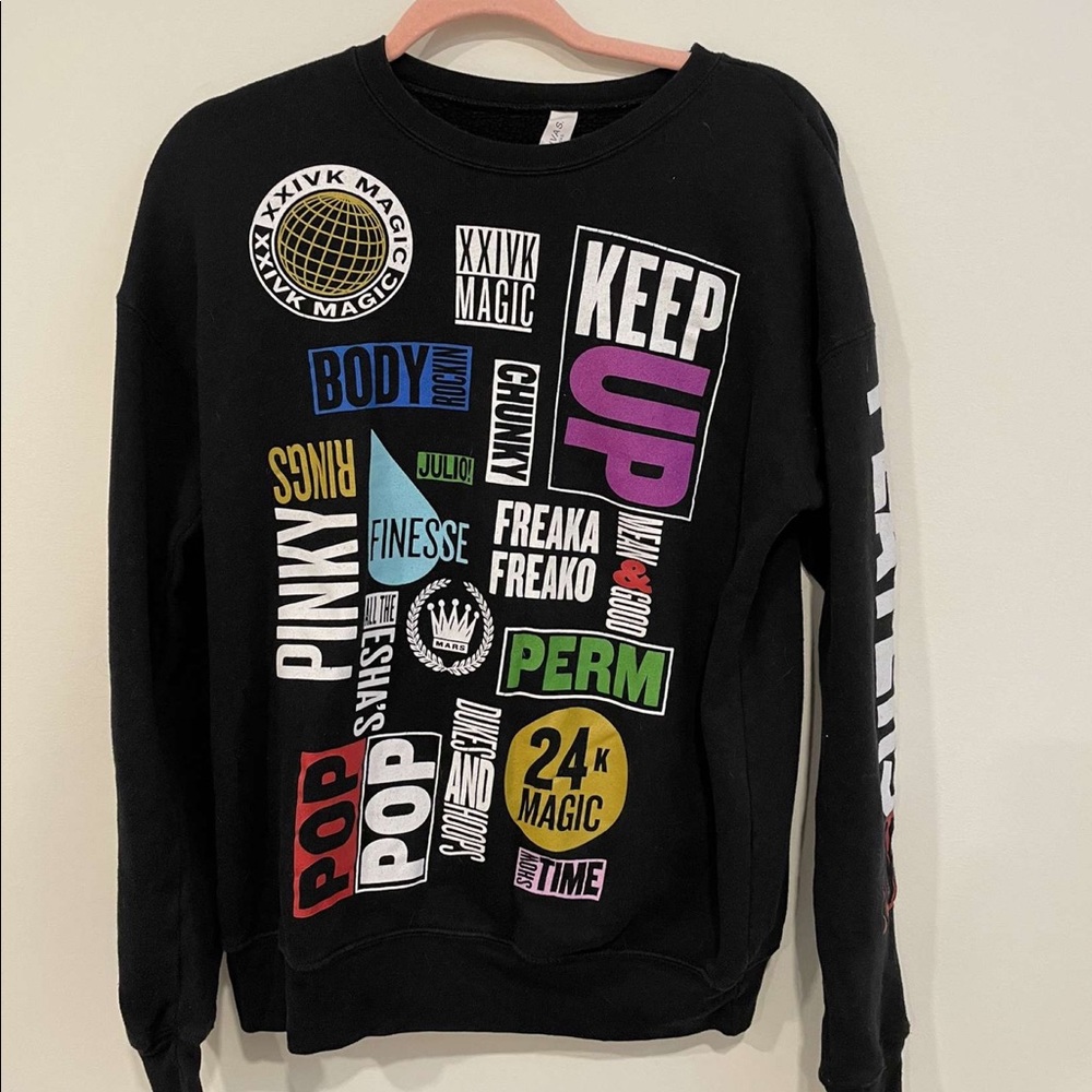Bruno Mars World Tour Official Crewneck Sweater